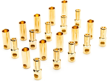 Zlacený konektor 5.5mm pár (10)