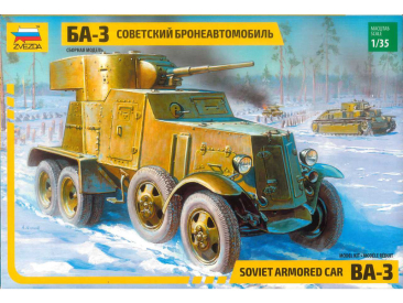 Zvezda BA-3 obrněné vozidlo (1:35)