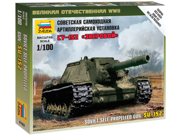 Zvezda Easy Kit Self-propelled Gun SU-152 (1:100)