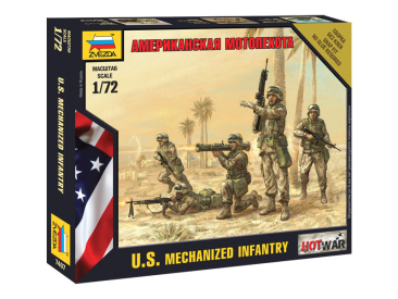 Zvezda figurky Americká pěchota (1:72)