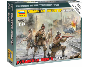 Zvezda figurky - rumunská pěchota (1:72)