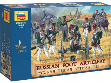 Zvezda figurky Russian Foot Artillery 1812-1814 (1:72)