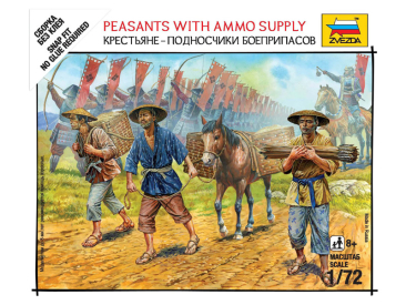 Zvezda figurky SB Peasants with Ammo Supply (1:72)