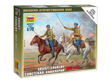 Zvezda figurky - sovětská kavalerie (1:72)