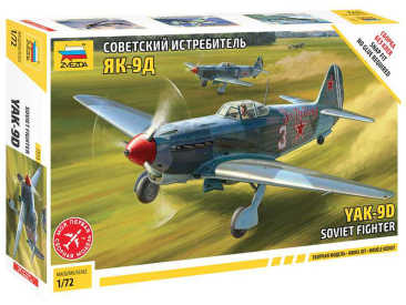 Zvezda Jakovlev Jak-9D (1:72)