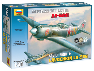 Zvezda letadlo Lavočkin La-5 FN (1:48)