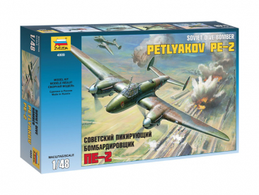 Zvezda letadlo Petlyakov Pe-2 (1:48)