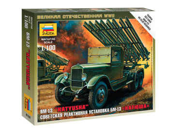 Zvezda Snap Kit - BM-13 Kaťuša (1:100)