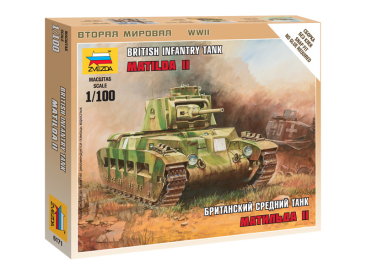 Zvezda Snap Kit - Matilda II (1:100)