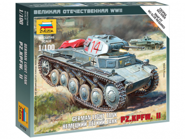 Zvezda Snap Kit - Panzer II (1:100)
