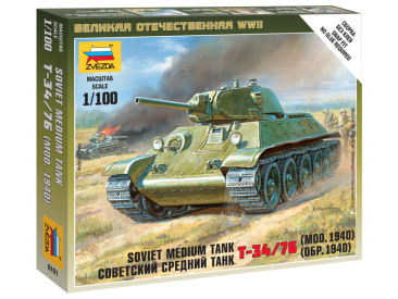 Zvezda Snap Kit - T-34/76 (1:100)