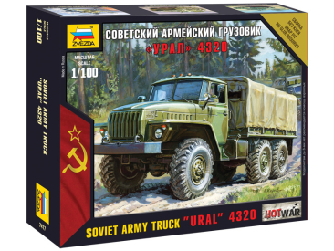 Zvezda Snap Kit - Ural-4320 (1:100)