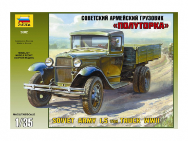 Zvezda sovětský náklaďák GAZ-AA (1:35)