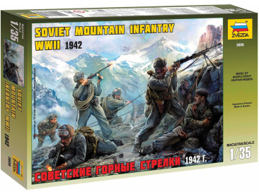 Zvezda Soviet Mountain Troops WWII (1:35)