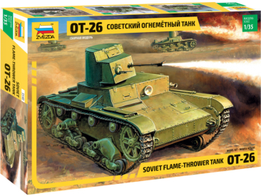 Zvezda T-26 Flamethrower (re-edice) (1:35)