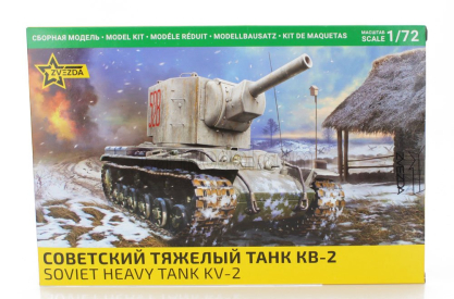 Zvezda Tank Kv-2 Soviet Heavy Tank Military 1945 1:72 /