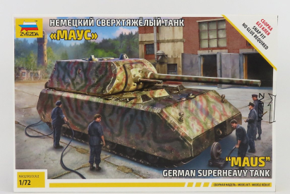 Zvezda Tank Maus German Superheavy 1945 1:72 /