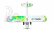 1-01422 FUNCUB NG 1410mm (zelený) stavebnice