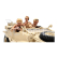 1/16 Schwimmwagen, sada figurek, ručně malované, 3 ks. (AFRIKA CORPS)
