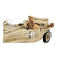 1/16 Schwimmwagen, sada figurek, ručně malované, 3 ks. (AFRIKA CORPS)