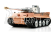 RC tank Tiger raná verze 1:16 IR, bez nátěru