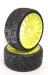 1/8 GT COMPETITION gumy MEDIUM - ON MULTI nalepené gumy, žluté disky, 2ks.