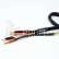 2 x 2S černý nabíj. kabel G4/G5 v černé ochranné punčoše - dlouhý 60cm - (4mm, 3-pin XH)