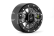 2.2 Aluminum CNC 12 Spoke Beadlock Wheel 2ks, Černé