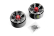 2.2 Aluminum CNC 6 Spoke Beadlock Wheel 2ks, Černé