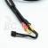 2S černý nabíjecí kabel G4/G5 v černé ochranné punčoše - dlouhý 60cm - (4mm, 3-pin XH)