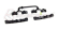 3Racing Sakura SUSPENSION MOUNT SET FOR 3RACING SAKURA M