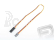 4604 S prodlužovací kabel 30cm JR plochý silný, zlacené kontakty
