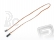 4605 S prodlužovací kabel 60cm JR plochý silný, zlacené kontakty