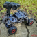 RC auto Strong Crawler se spoilerem, černá