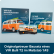 Adventní kalendář VW Bulli T2 1:43, oranžová