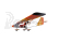 RC letadlo Aerosport 103 1:3 2.4m ARF, žlutá