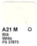 Agama Email A21 M Bílá FS 37875