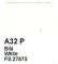 Agama Email A32 P Bílá FS 27875