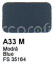 Agama Email A33 M Modrá FS 35164