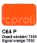 Agama Email C64 P Oranž návěstní CSN 7550