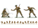 Airfix figurky - WWII British Infantry (1:32) (Vintage)