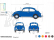Airfix VW Beetle (1:32) (set)