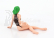 American diorama Figures Cosplay Girl 1 1:24 Béžová Hnědá Zelená
