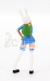 American diorama Figures Cosplay Girl 3 1:18 2 Tóny Modré