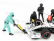 American diorama Figurky mechaniků F1 Pit-stop Set 1 2020 1:18, černá
