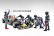 American diorama Figurky mechaniků F1 Pit-stop Set 2 2022 1:18, tmavě modrá