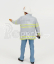 American diorama Figures Firefighters - Fire Captain 1:24 Šedomodrá