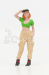 American diorama Figures Girl Hip Hop - 1 1:18 Bílá Zelená