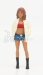 American diorama Figures Girl Hip Hop - 3 1:24 Bílá Červená Modrá