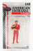 American diorama Figures Man Racing Legend 80s-a 1:18 Red
